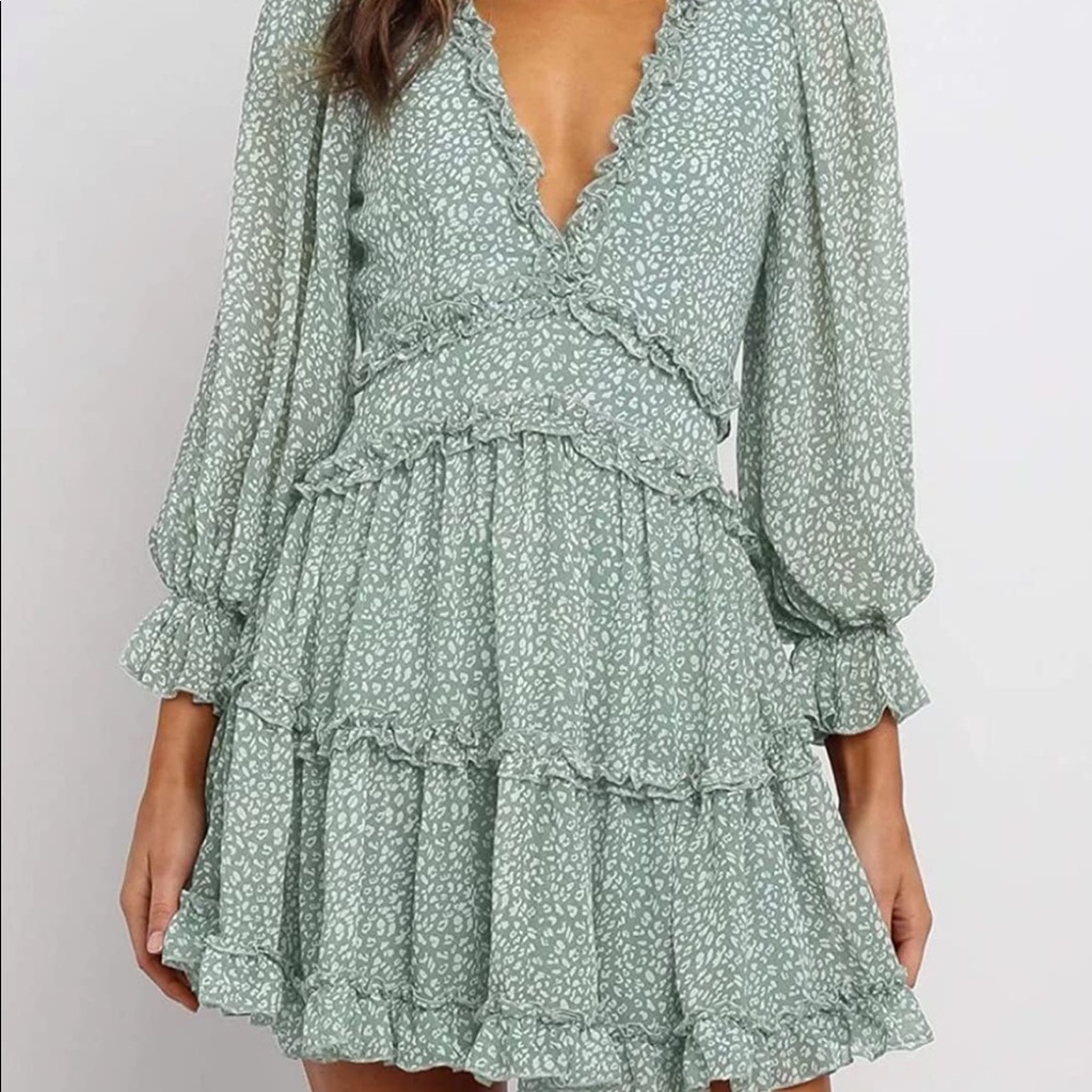 Green jumpsuit